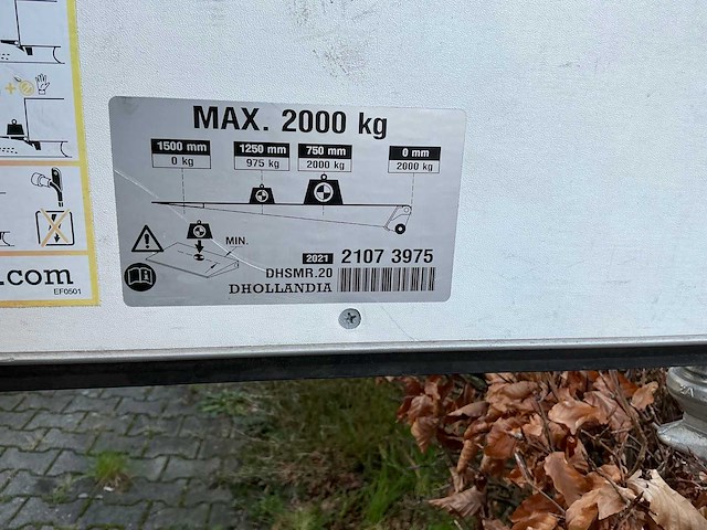 2022 talson distri f1520 oplegger - afbeelding 5 van  38