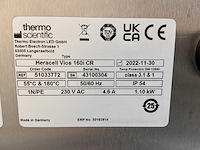 2022 thermowetenschappelijke heracell vios 160i cr laboratorium co2-incubator (2x) - afbeelding 9 van  9