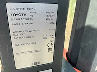 2022 toyota hwe100 stapelaar - afbeelding 2 van  10