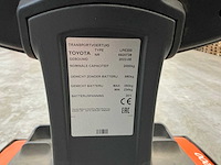 2022 toyota lpe200 meerijpallettruck - afbeelding 4 van  13
