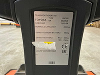 2022 toyota lpe200 meerijpallettruck - afbeelding 4 van  13