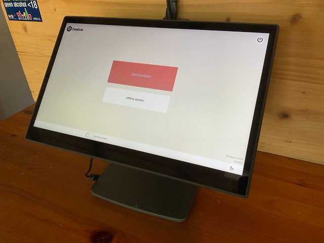 2022 twelve pp9735-wl lcd touch screen kassa systeem met 2 x handhealth en epson bonnenprinter - afbeelding 1 van  10