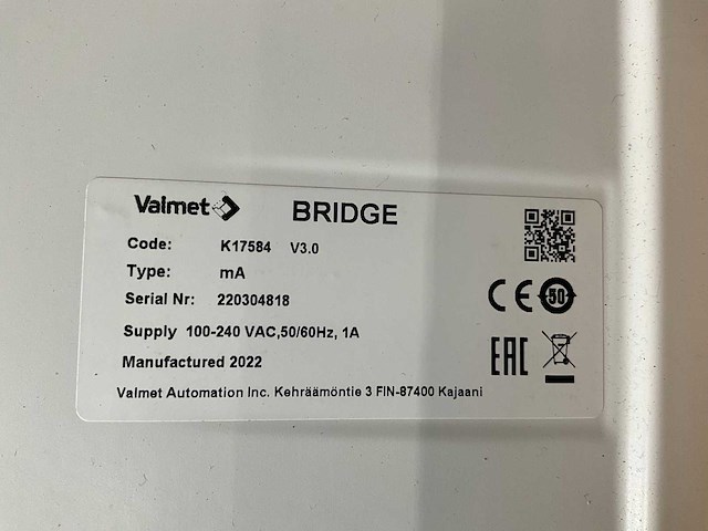 2022 valmet ts ma meetsysteem - afbeelding 7 van  11