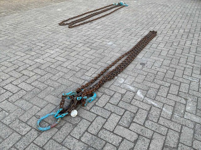 2022 van der blij tweesprong hijsketting 6000mm 9.38t (2x) - afbeelding 1 van  5