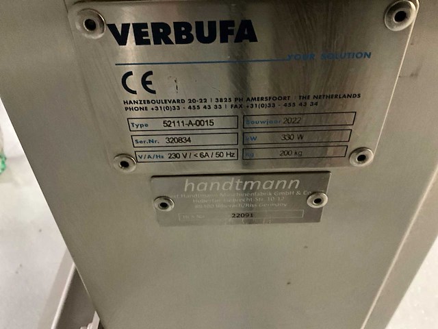 2022 verbufa 511-a-0015 transportband - afbeelding 8 van  8