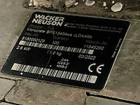 2022 wacker neuson bps 1340 trilplaat - afbeelding 4 van  6
