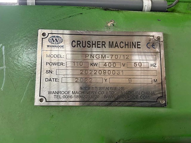 2022 wanrooetech schredder en crusher kunsstofrecyclinginstallatie - afbeelding 8 van  47