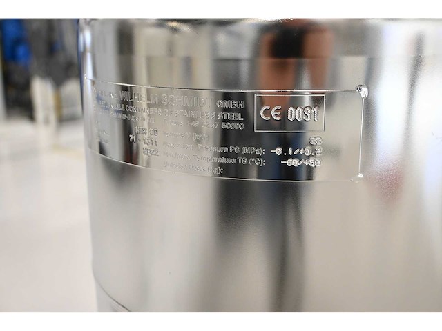 2022 wilhelm schmidt nex 20 rvs canister (8x) - afbeelding 5 van  6