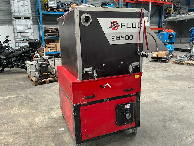 2022 x-floc em400 isolatie inblaasmachine inclusief toebehoren - afbeelding 1 van  15
