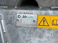 2022 zocon vgm-150 hydraulische veegmachine 150 cm met zijborstel en watersproeiing - afbeelding 7 van  15