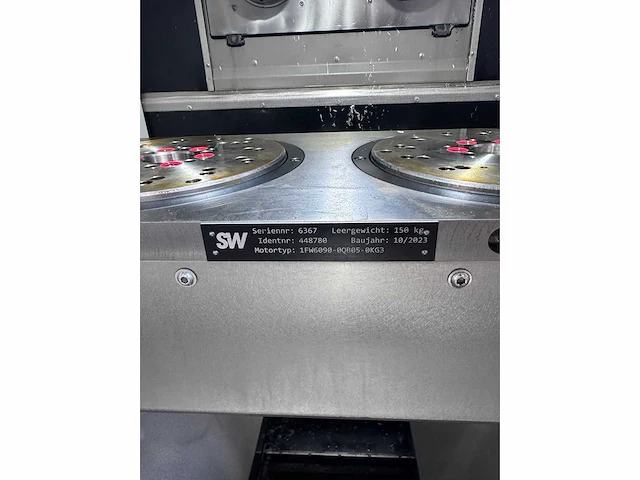 2023 - sw schwäbische werkzeugmaschinen - ba 321 - cnc horizontal machining centre with tooling - afbeelding 4 van  10