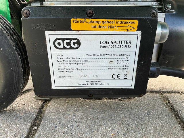 2023 acg acg7l230-flex kloofmachine - afbeelding 2 van  10