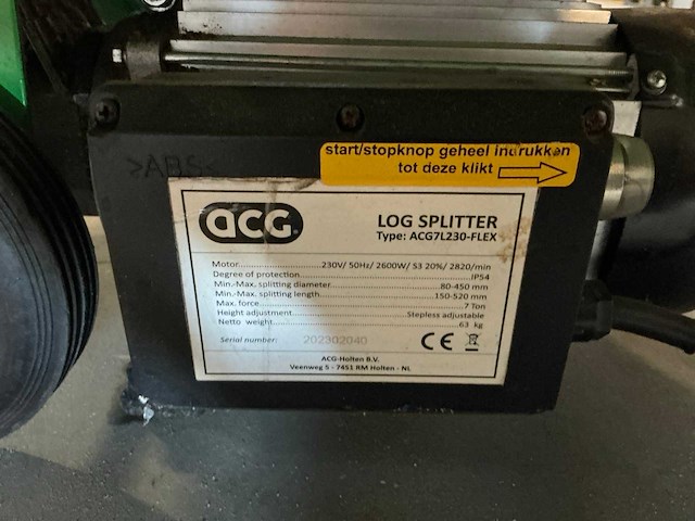 2023 acg acg7l230-flex kloofmachine - afbeelding 3 van  11
