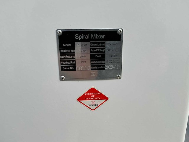 2023 adm horeca nfj-25 mengmixer - afbeelding 6 van  8
