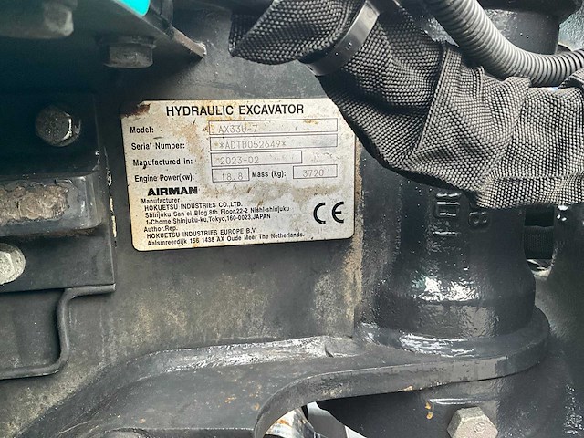 2023 airman ax33u-7 midigraafmachine - afbeelding 26 van  32