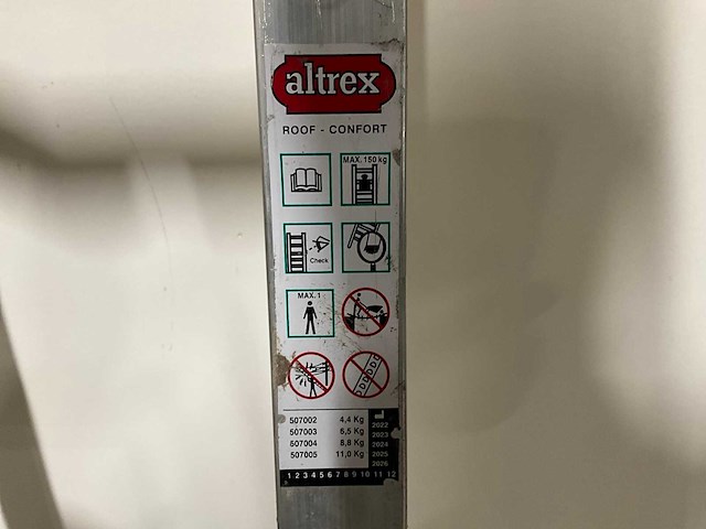 2023 altrex roof comfort dakladder - 2m - afbeelding 6 van  6