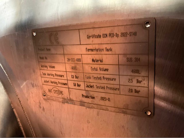 2023 ant systems fermentatie tank (c) (10x) - afbeelding 10 van  10