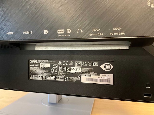 2023 asus pa279 monitor (3x) - afbeelding 7 van  7