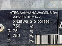 2023 atec abw.750.250x135 huif aanhangwagen - afbeelding 3 van  14