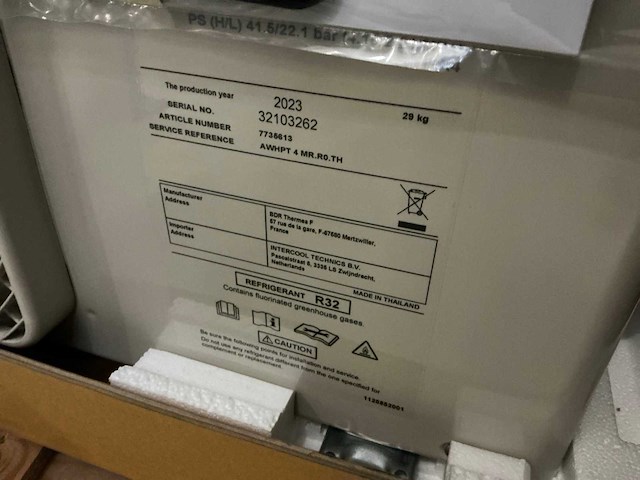 2023 awhpt 4 mr waterpomp buitenunit - afbeelding 3 van  5