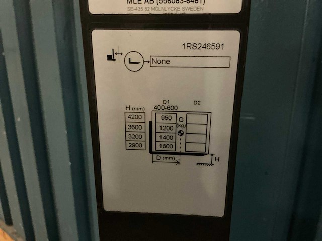 2023 axia sbr16n2 elektrische meerij-stapelaar - afbeelding 10 van  20
