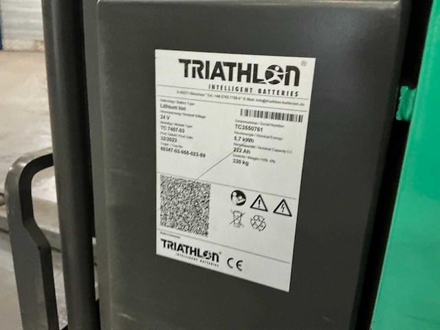 2023 axia sbr16n2 elektrische meerij-stapelaar - afbeelding 11 van  20