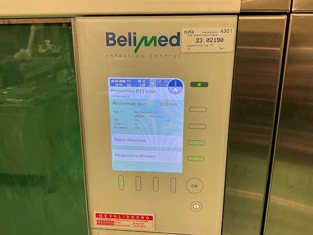 2023 belimed wd 290 desinfectie wasmachine - afbeelding 4 van  4