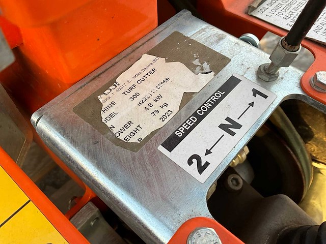 2023 benassi turf cutter 300 graszodensnijder - afbeelding 7 van  7