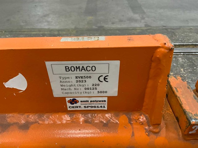 2023 bomaco eve500 hijsevenaar - afbeelding 3 van  3