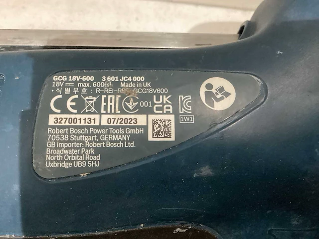 2023 bosch gcg 18v-600 kitspuit - afbeelding 3 van  3