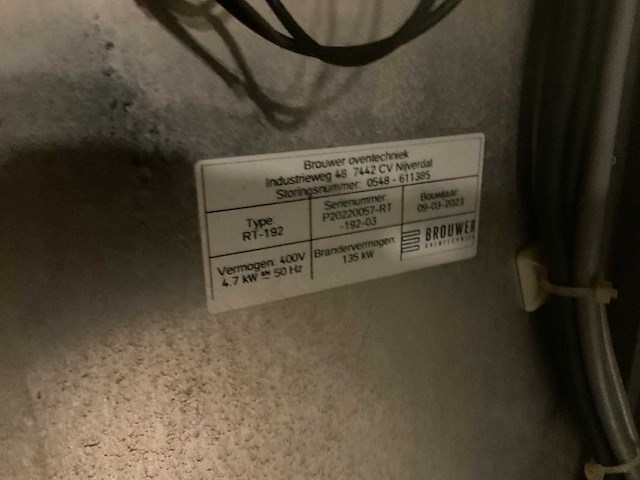 2023 brouwer oventechniek rt-192 bakkerijoven - afbeelding 6 van  15