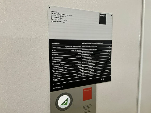 2023 bystronic xpert pro 250/4300 kantbank - afbeelding 11 van  19