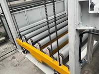 2023 campen accumulator / baanbuffer met rollenbaan en kantsnij unit - afbeelding 2 van  12