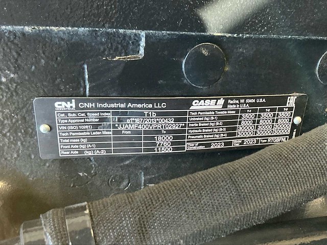 2023 case ih magnum 400 afs connect 4wd landbouwtractor - afbeelding 52 van  56