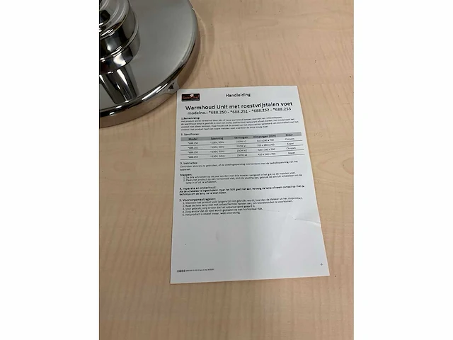 2023 caterchef 688.250 warmtelamp - afbeelding 5 van  7