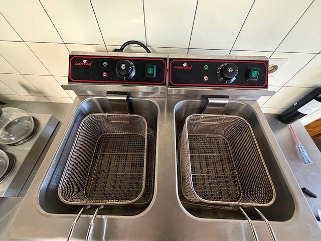 2023 caterchef 688828 dubbele friteuse - afbeelding 6 van  6