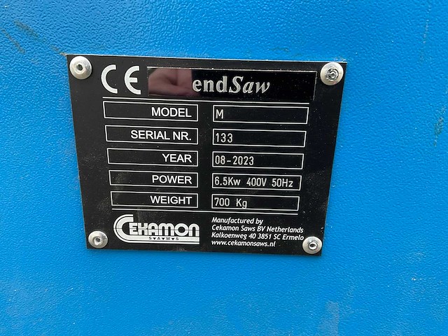 2023 cekamon m ens saw pallet ontmanteling cirkelzaagmachine - afbeelding 6 van  16