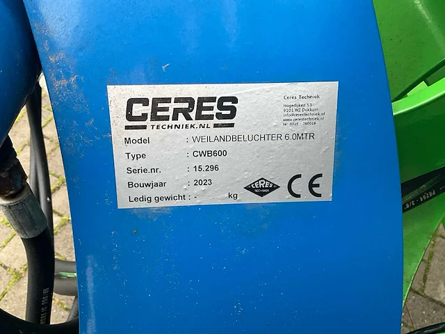 2023 ceres cwb 600 grasland beluchter - afbeelding 17 van  25