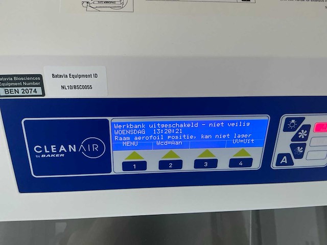 2023 clean air door baker biovanguard 6 laminaire flow kast - afbeelding 8 van  12