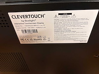 2023 clevertouch impact lux interactive touchscreen 75” - afbeelding 3 van  5