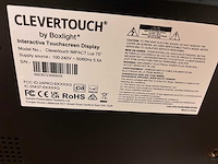 2023 clevertouch impact lux interactive touchscreen 75” - afbeelding 3 van  5