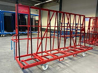 2023 de glasblok bv 3201 b68f verrijdbare glas transportbok (4x) - afbeelding 1 van  5