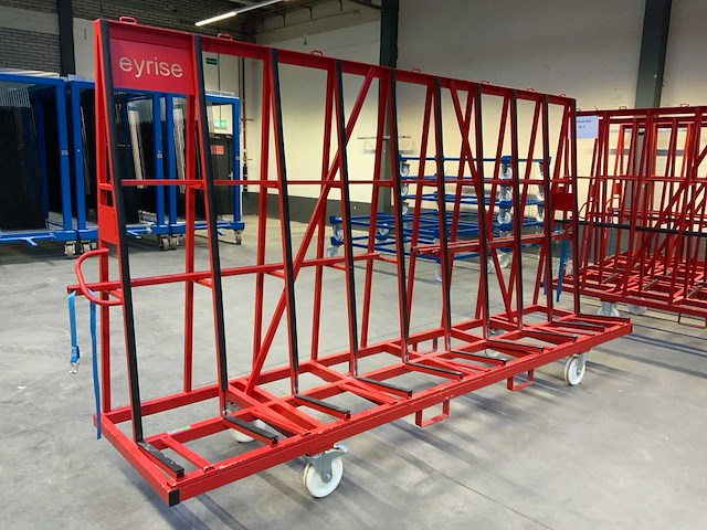 2023 de glasblok bv 3201 b68f verrijdbare glas transportbok (4x) - afbeelding 2 van  5