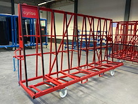 2023 de glasblok bv 3201 b68f verrijdbare glas transportbok (4x) - afbeelding 2 van  5