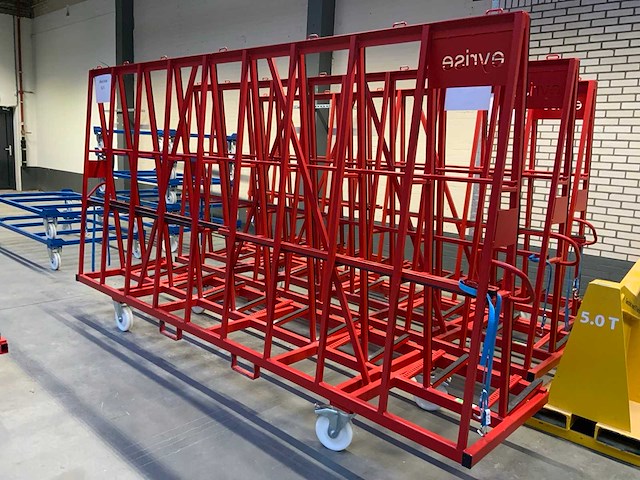 2023 de glasblok bv 3201 b68f verrijdbare glas transportbok (4x) - afbeelding 4 van  5