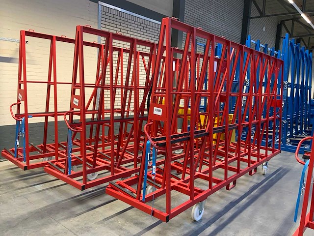 2023 de glasblok bv 3201 b68f verrijdbare glas transportbok (4x) - afbeelding 5 van  5