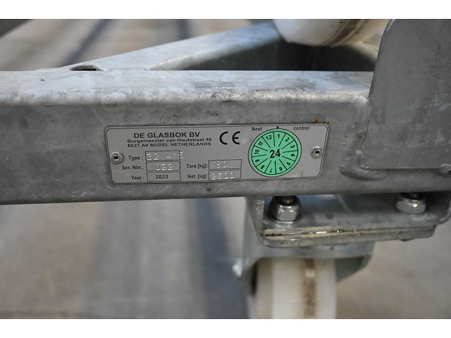 2023 de glasbok bv 32.415 glas transportwagen (10x) - afbeelding 3 van  4
