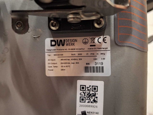 2023 designwerk mdc22-500 dc lader - afbeelding 5 van  6