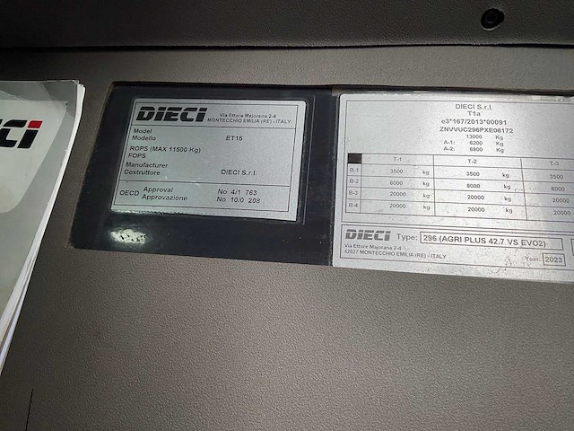 2023 dieci agri plus 42.7 vs evo2 verreiker - afbeelding 21 van  28
