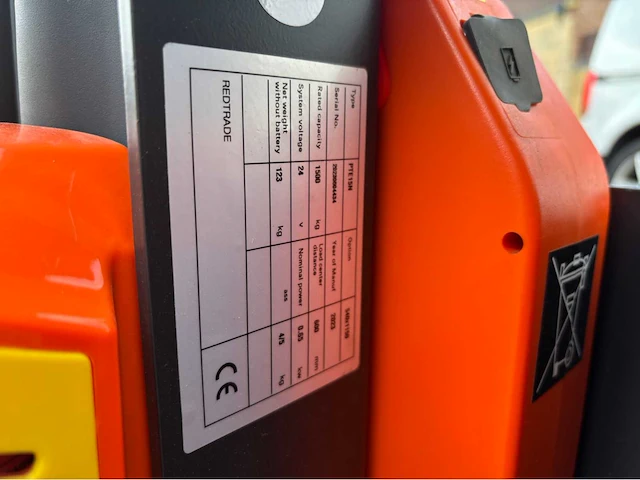 2023 edge noblelift pte15n elektrische palletwagen ongebruikt - afbeelding 8 van  16